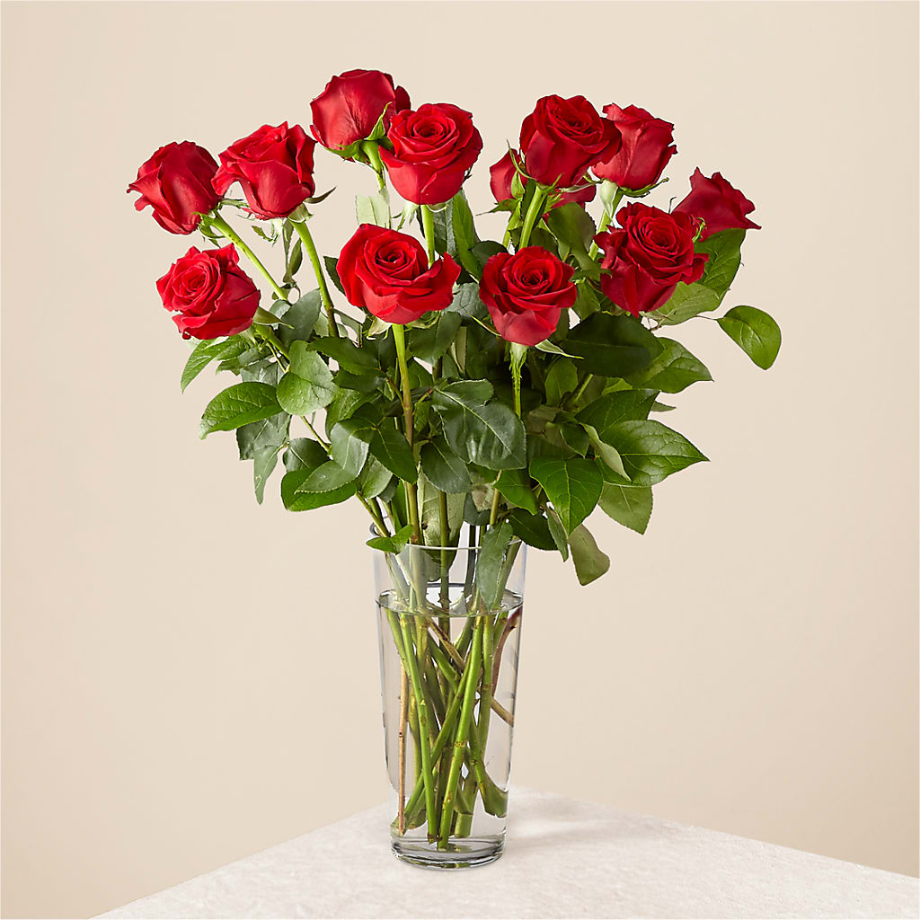 Long Stem Red Rose Bouquet – DEE'S FLORAL & DESIGNS, Fairmont MN