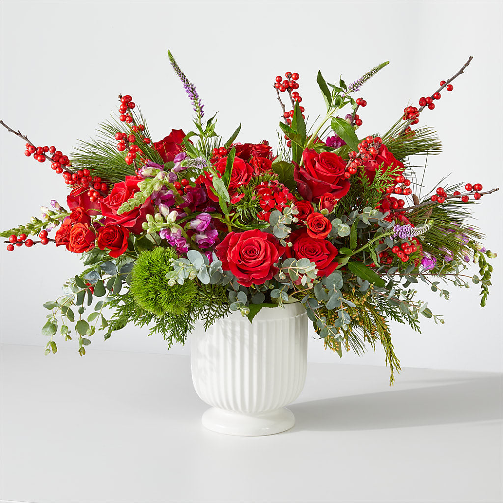 Big Red Bow Bouquet – DEE'S FLORAL & DESIGNS, Fairmont MN