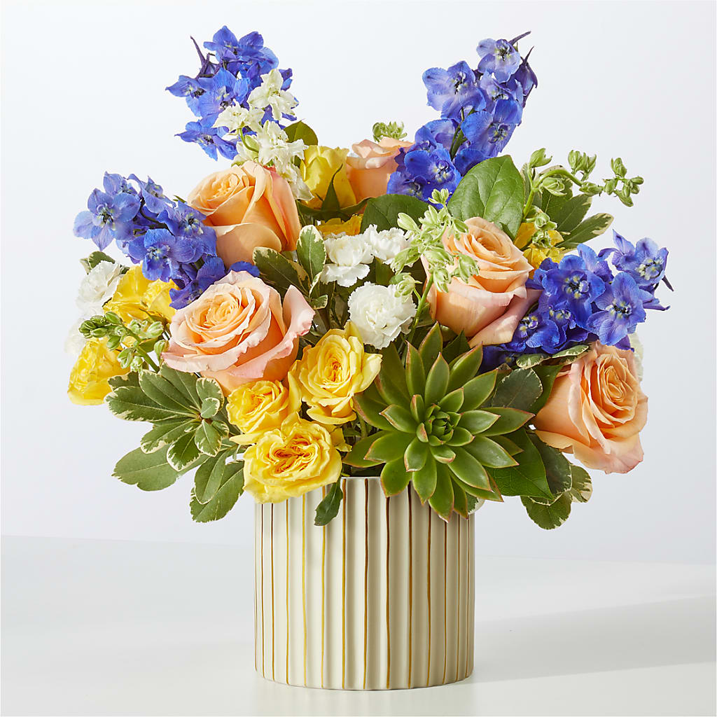 Cobalt Reverie Bouquet – DEE'S FLORAL & DESIGNS, Fairmont MN