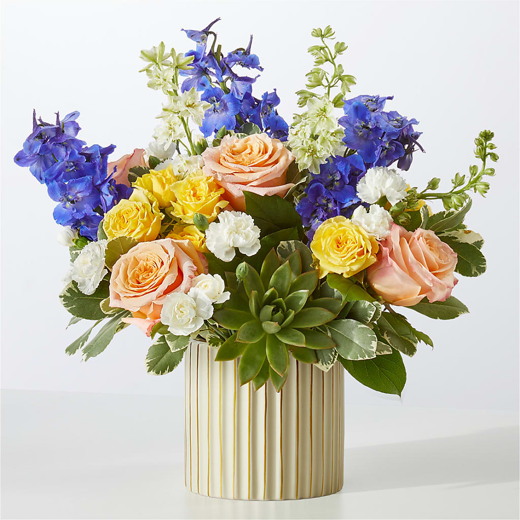 Cobalt Reverie Bouquet – DEE'S FLORAL & DESIGNS, Fairmont MN