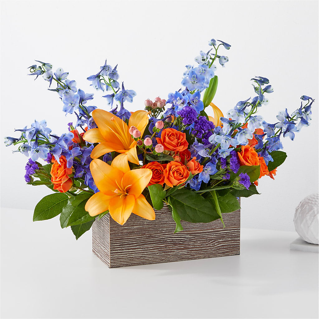 Radiant Citrus Box Bouquet – DEE'S FLORAL & DESIGNS, Fairmont MN