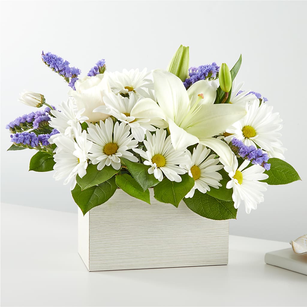 Beyond Blue Box Bouquet – DEE'S FLORAL & DESIGNS, Fairmont MN