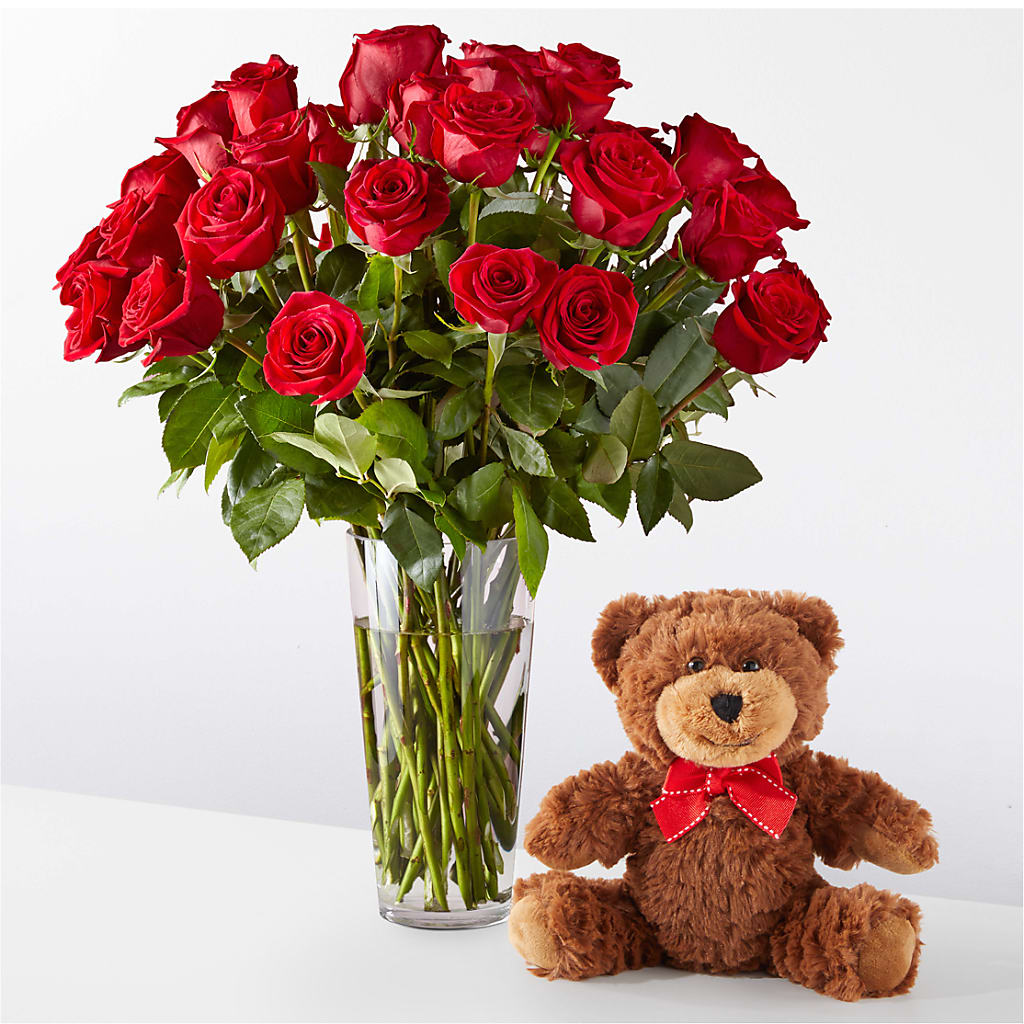 Romantic Long Stem Red Rose Bouquet Bundles – DEE'S FLORAL & DESIGNS, Fairmont MN
