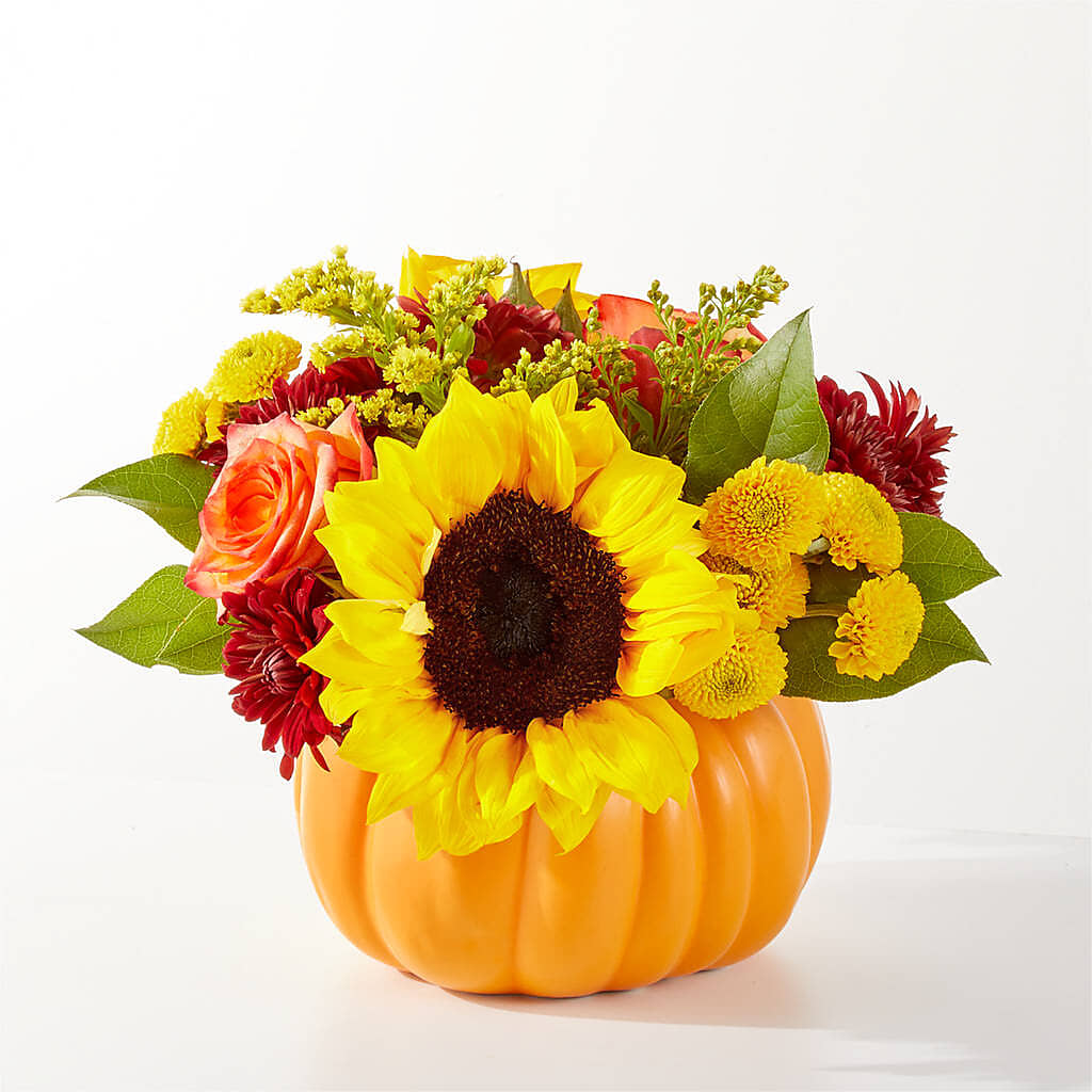 Golden Gourd Pumpkin Bouquet – DEE'S FLORAL & DESIGNS, Fairmont MN