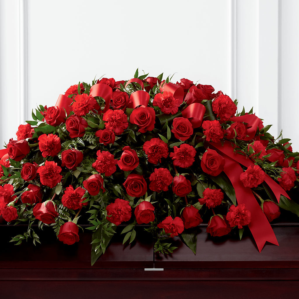 Tribute of Life Casket Spray – DEE'S FLORAL & DESIGNS, Fairmont MN