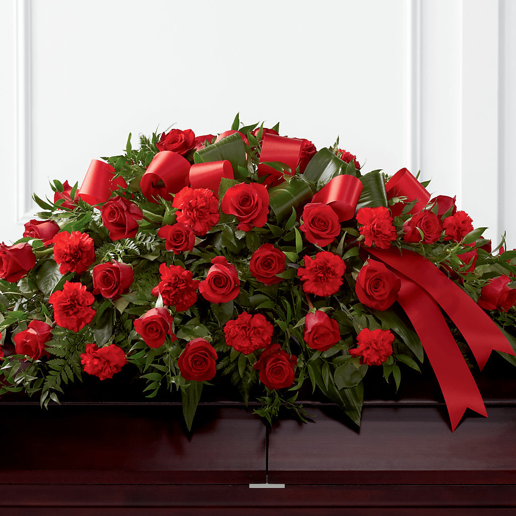 Tribute of Life Casket Spray – DEE'S FLORAL & DESIGNS, Fairmont MN