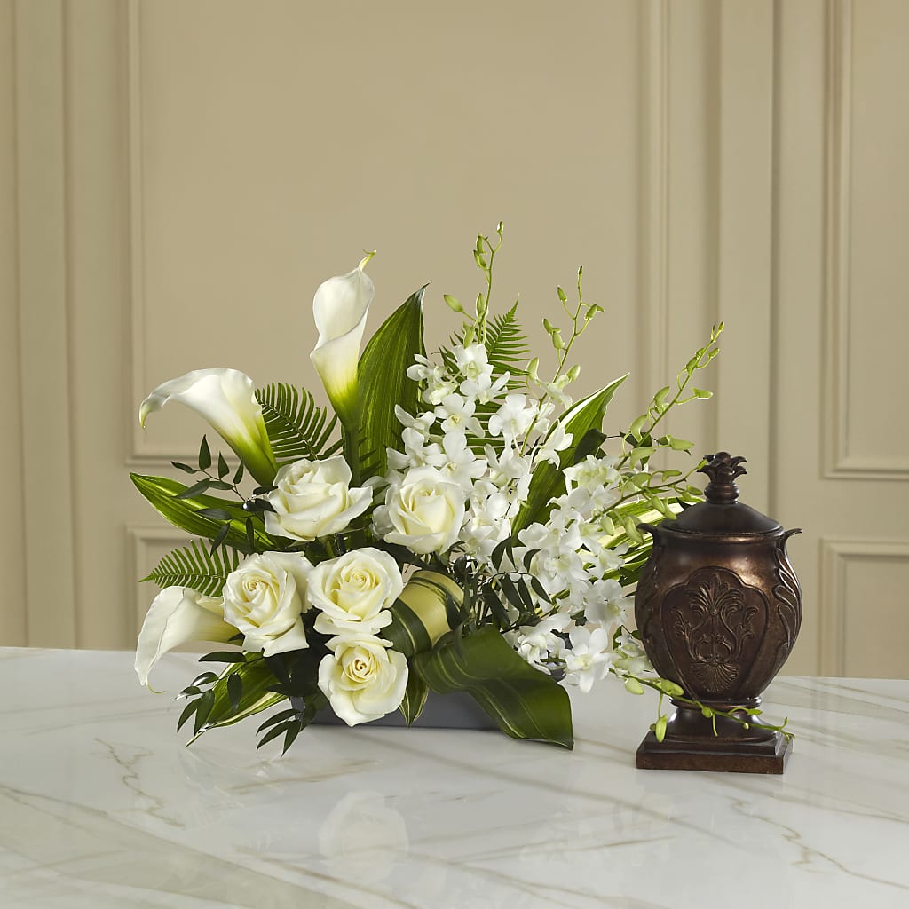At Peace Arrangement – DEE'S FLORAL & DESIGNS, Fairmont MN