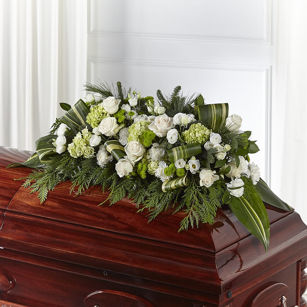 Hopeful Gesture Casket Spray – DEE'S FLORAL & DESIGNS, Fairmont MN