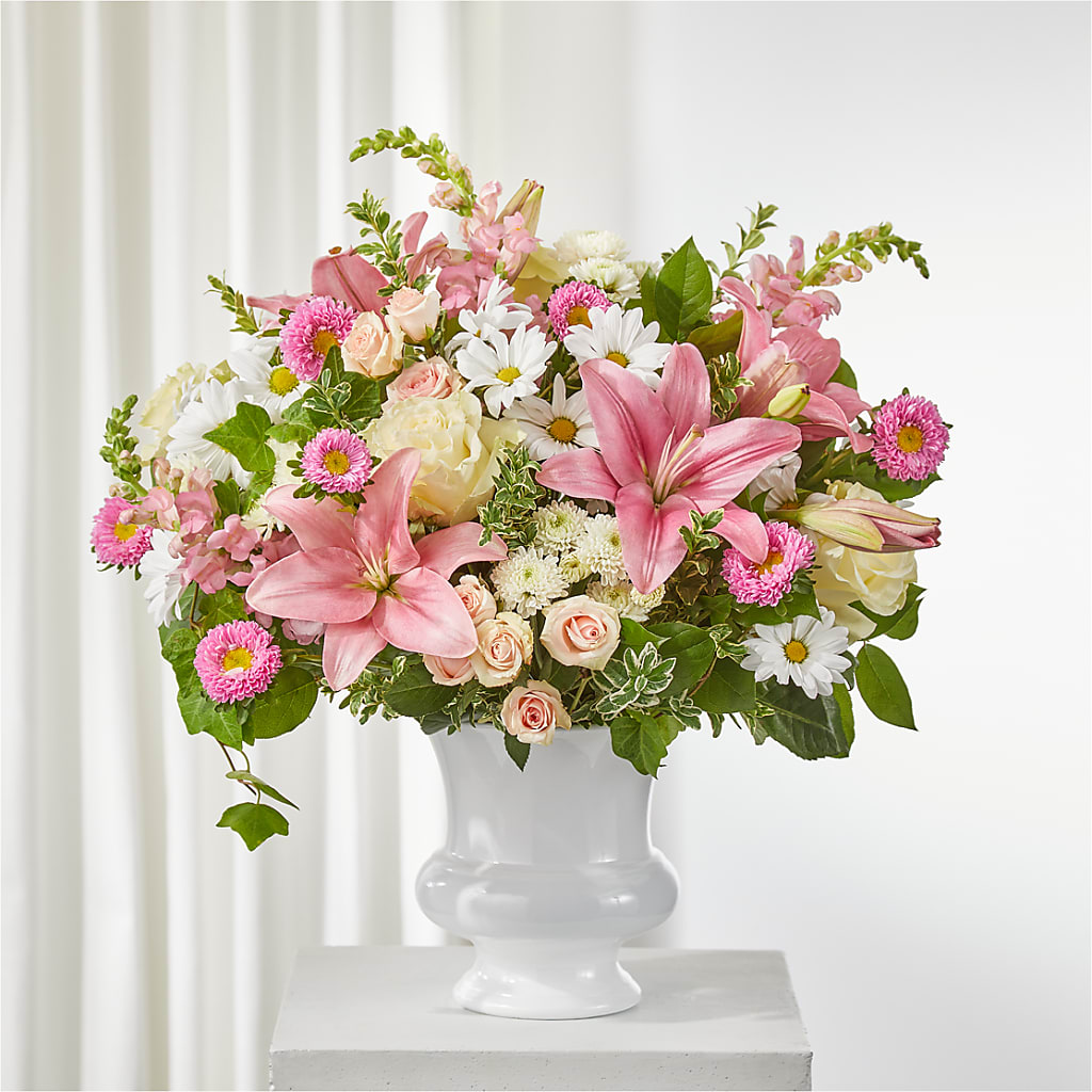 Empathetic Blooms Urn Arrangement – DEE'S FLORAL & DESIGNS, Fairmont MN
