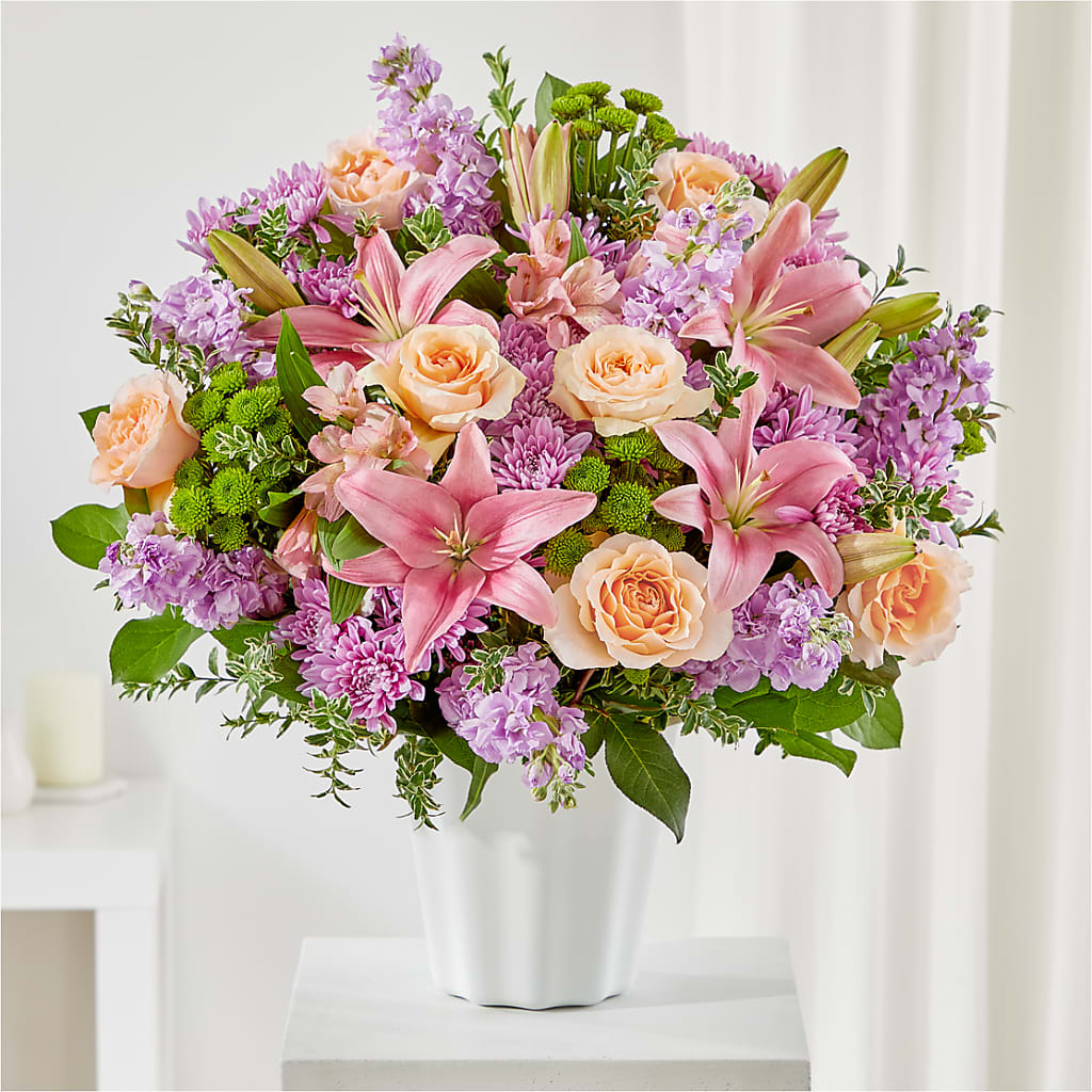 Supportive Embrace Tabletop Basket – DEE'S FLORAL & DESIGNS, Fairmont MN