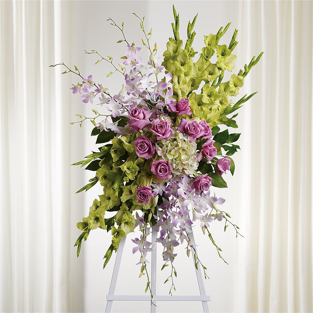 Lasting Legacy Standing Spray – DEE'S FLORAL & DESIGNS, Fairmont MN