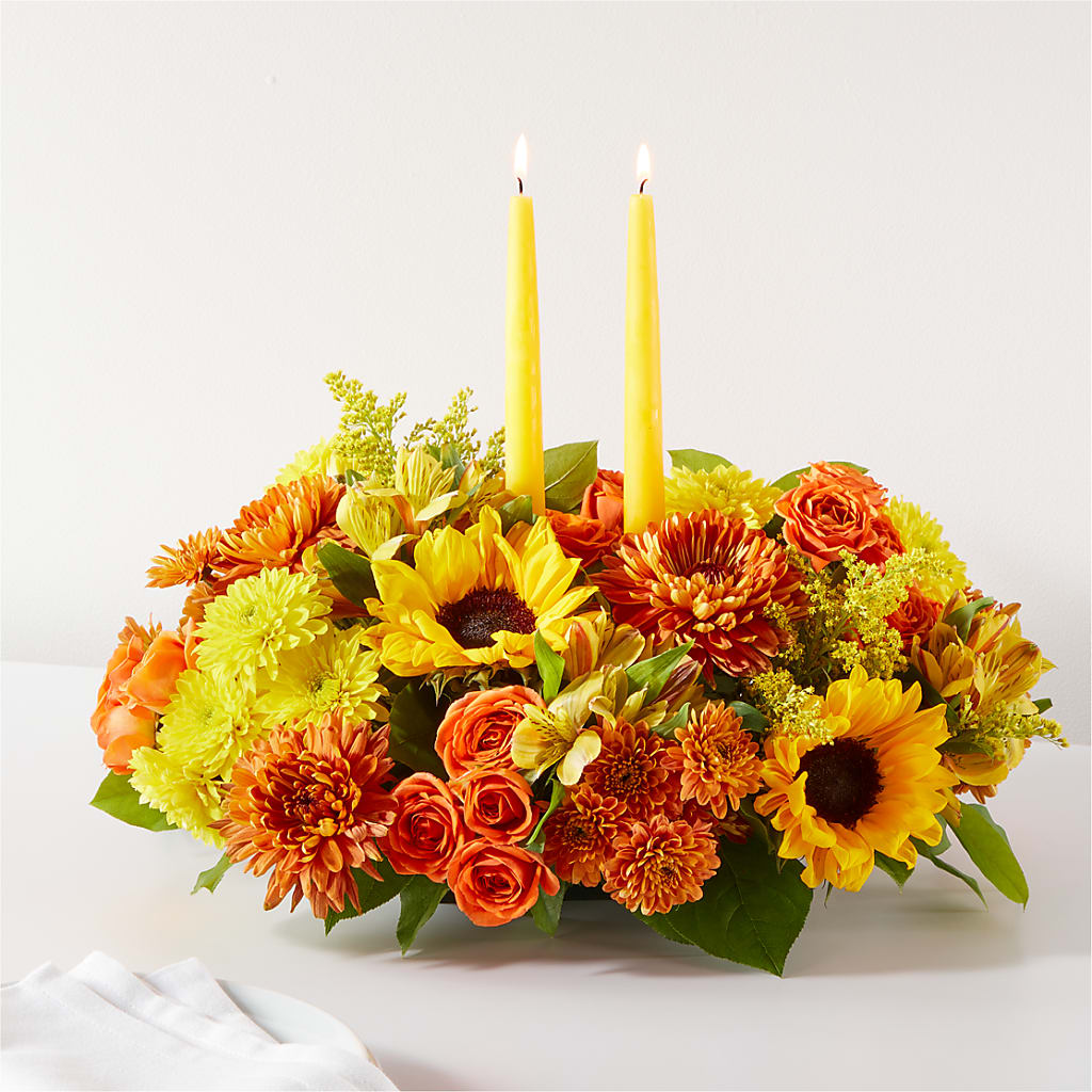 Autumn Harmony Centerpiece – DEE'S FLORAL & DESIGNS, Fairmont MN