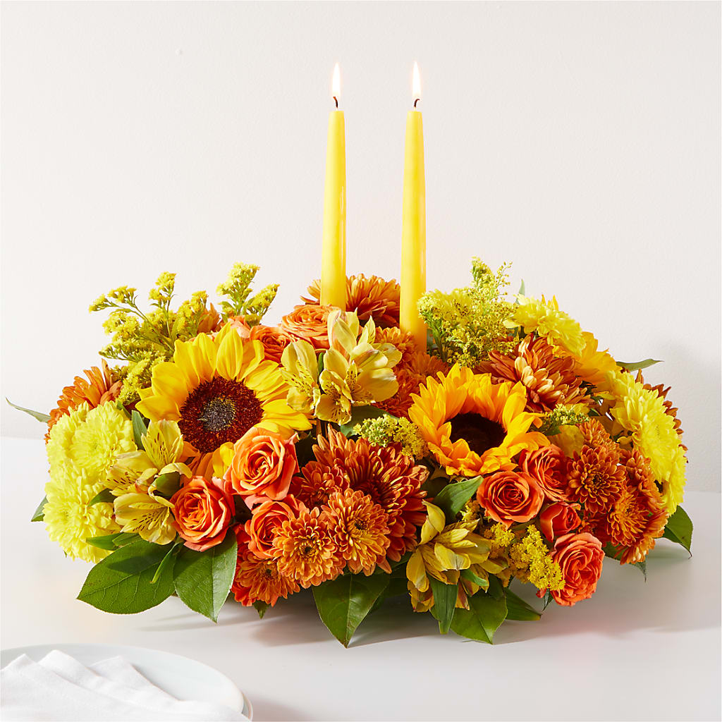 Autumn Harmony Centerpiece – DEE'S FLORAL & DESIGNS, Fairmont MN