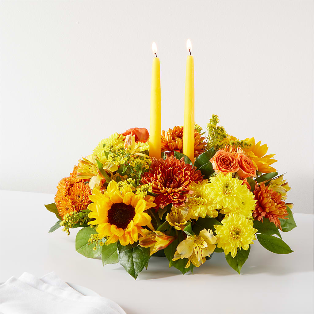 Autumn Harmony Centerpiece – DEE'S FLORAL & DESIGNS, Fairmont MN
