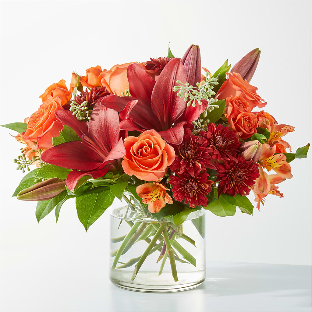 Crimson Leaves Bouquet – DEE'S FLORAL & DESIGNS, Fairmont MN