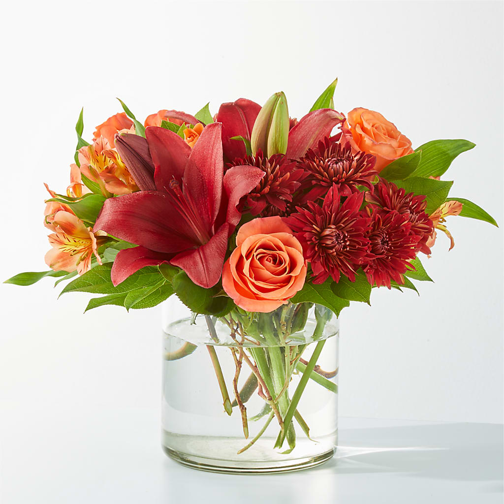 Crimson Leaves Bouquet – DEE'S FLORAL & DESIGNS, Fairmont MN