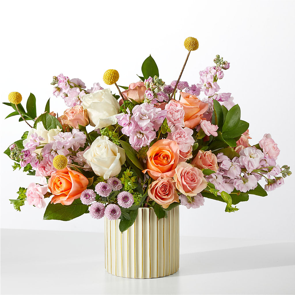 French Market Bouquet with Ivory Vase – DEE'S FLORAL & DESIGNS, Fairmont MN