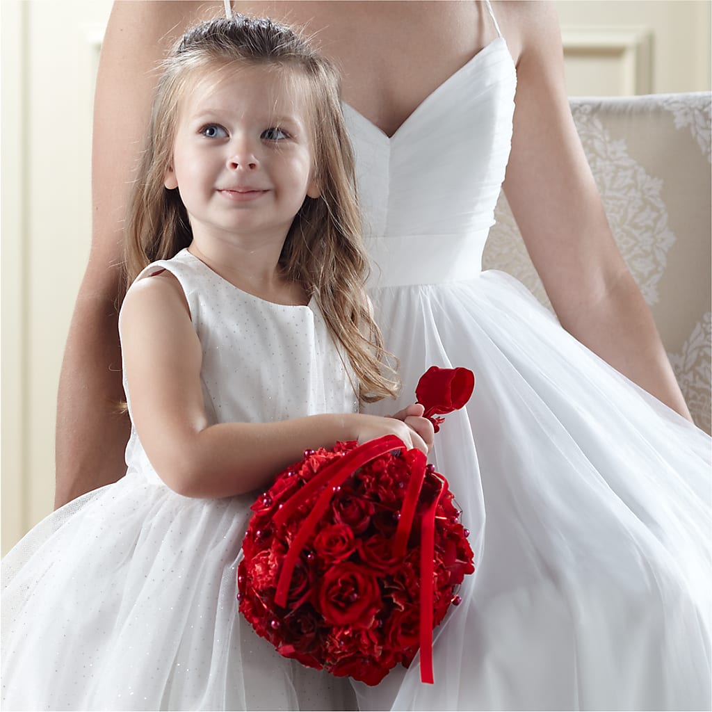 Pure at Heart Flower Girl Arrangement – DEE'S FLORAL & DESIGNS, Fairmont MN
