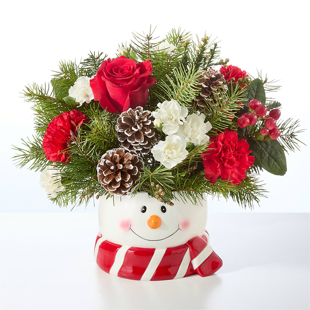 Jolly Snowman Bouquet – DEE'S FLORAL & DESIGNS, Fairmont MN