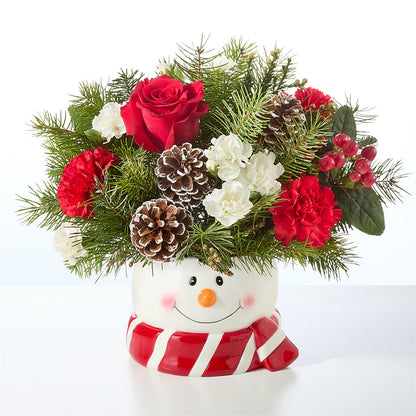 Jolly Snowman Bouquet – DEE'S FLORAL & DESIGNS, Fairmont MN