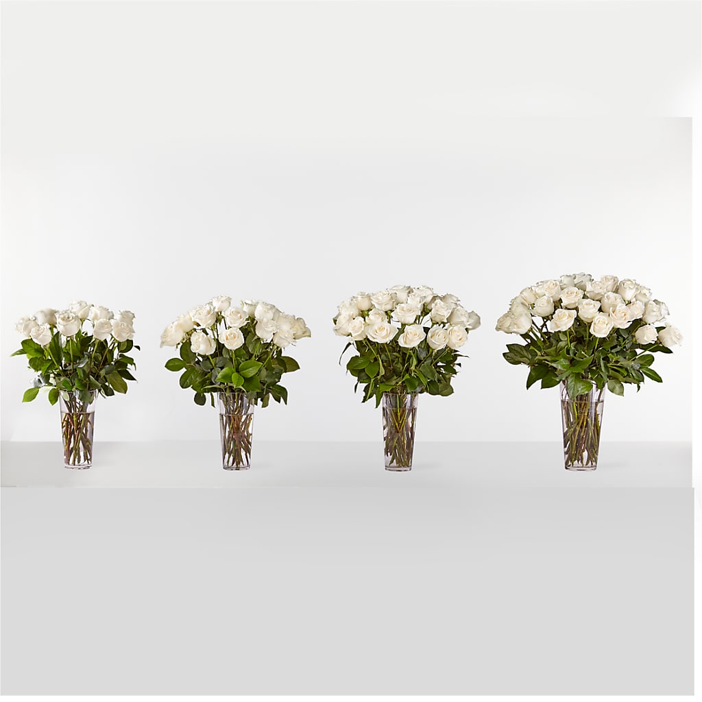 Long Stem White Rose Bouquet – DEE'S FLORAL & DESIGNS, Fairmont MN