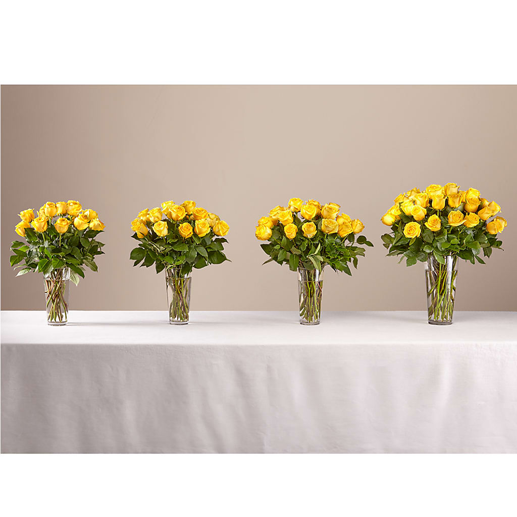 Long Stem Yellow Rose Bouquet – DEE'S FLORAL & DESIGNS, Fairmont MN