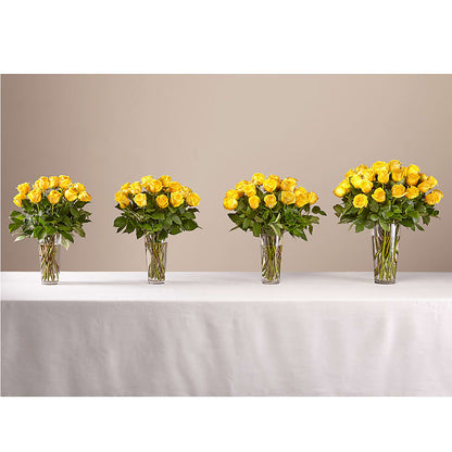Long Stem Yellow Rose Bouquet – DEE'S FLORAL & DESIGNS, Fairmont MN