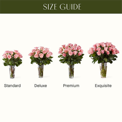 Long Stem Pink Rose Bouquet – DEE'S FLORAL & DESIGNS, Fairmont MN