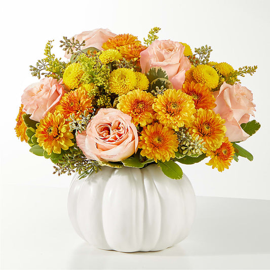 Peachy Pumpkin – DEE'S FLORAL & DESIGNS, Fairmont MN