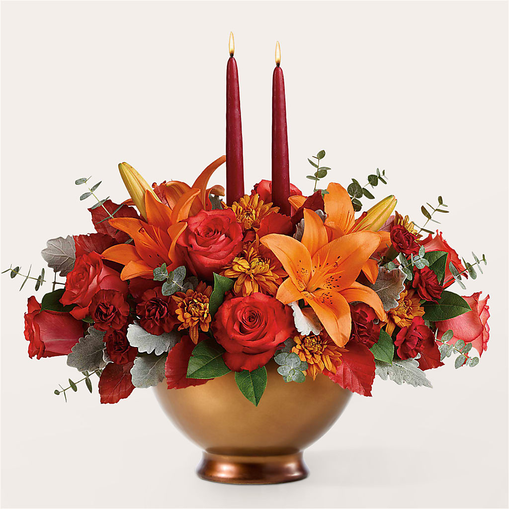Fruits of Fall Centerpiece – DEE'S FLORAL & DESIGNS, Fairmont MN