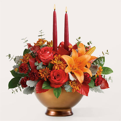 Fruits of Fall Centerpiece – DEE'S FLORAL & DESIGNS, Fairmont MN