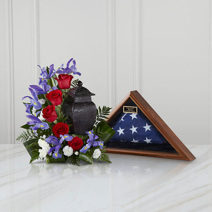 Patriotic Tribute Arrangement – DEE'S FLORAL & DESIGNS, Fairmont MN