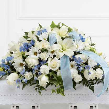 Tender Treasure Casket Spray – DEE'S FLORAL & DESIGNS, Fairmont MN