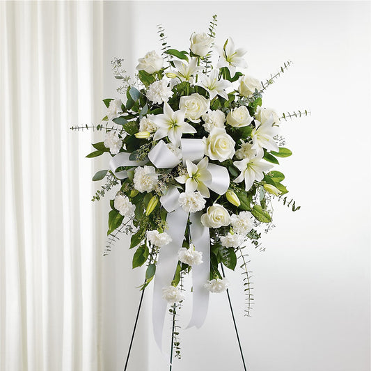 With Care Standing Spray – DEE'S FLORAL & DESIGNS, Fairmont MN