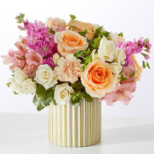 Paradise Bouquet with Ivory Vase – DEE'S FLORAL & DESIGNS, Fairmont MN