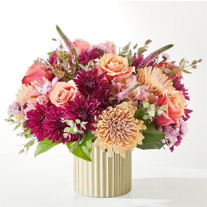 Berry Cobbler Bouquet with Ivory Vase – DEE'S FLORAL & DESIGNS, Fairmont MN