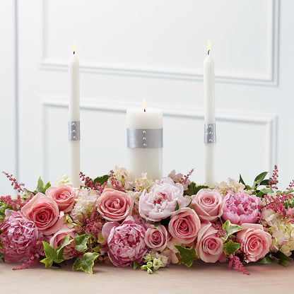 Worldwide Romance Unity Candle Arrangement – DEE'S FLORAL & DESIGNS, Fairmont MN