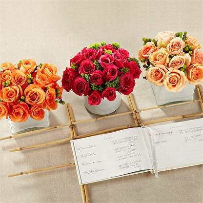 Dawn Rose Centerpiece – DEE'S FLORAL & DESIGNS, Fairmont MN