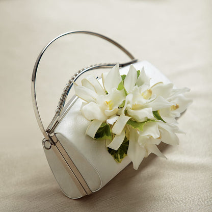 White Purse Decor – DEE'S FLORAL & DESIGNS, Fairmont MN